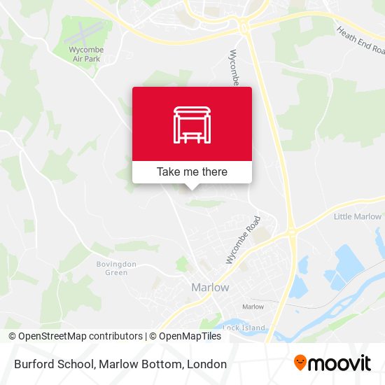 Burford School, Marlow Bottom map