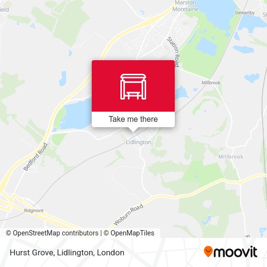Hurst Grove, Lidlington map