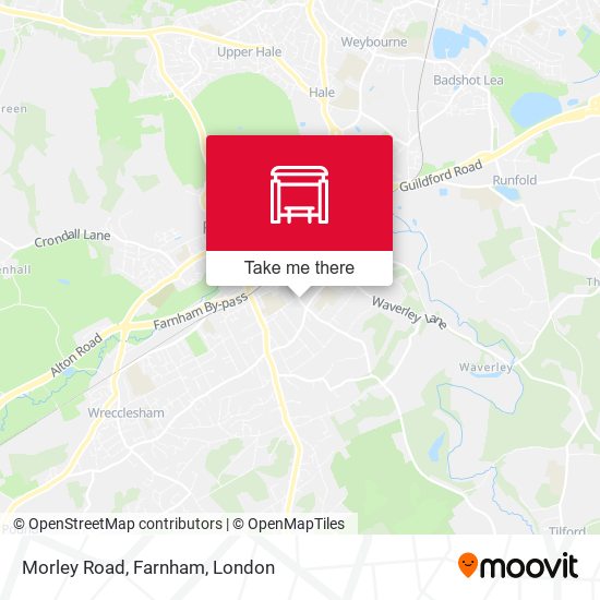 Morley Road, Farnham map