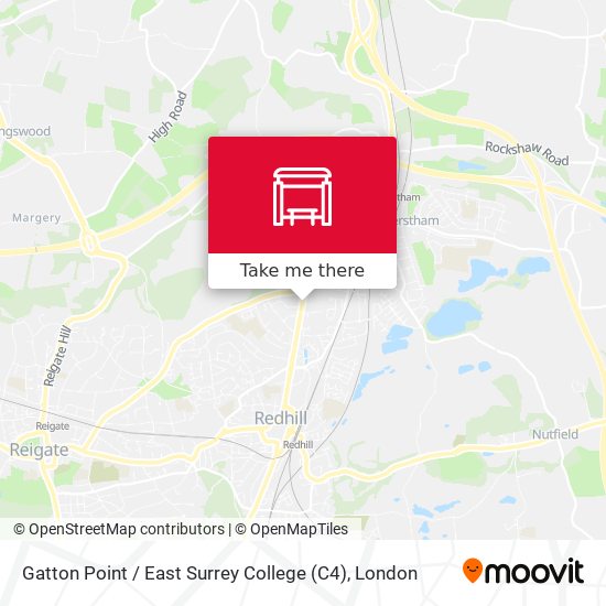 Gatton Point / East Surrey College (C4) map