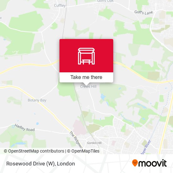 Rosewood Drive (W) map