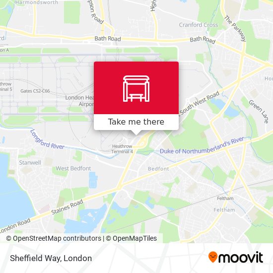 Sheffield Way map