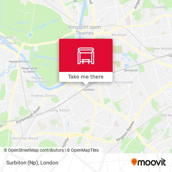 Surbiton (Np) map