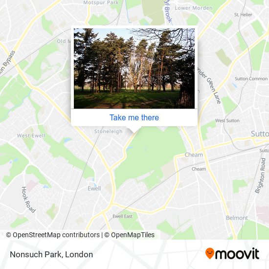 Nonsuch Park map