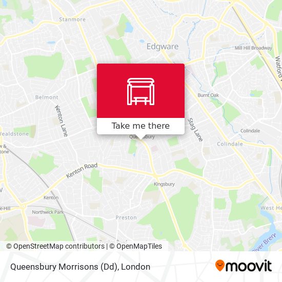 Queensbury Morrisons (Dd) map