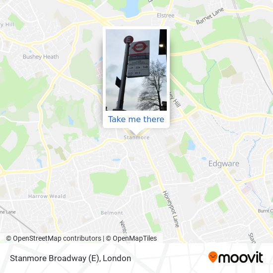 Stanmore Broadway (E) map