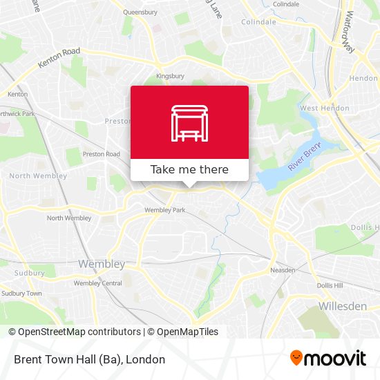 Brent Town Hall (Ba) map