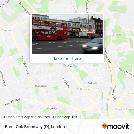 Burnt Oak Broadway  (D) map