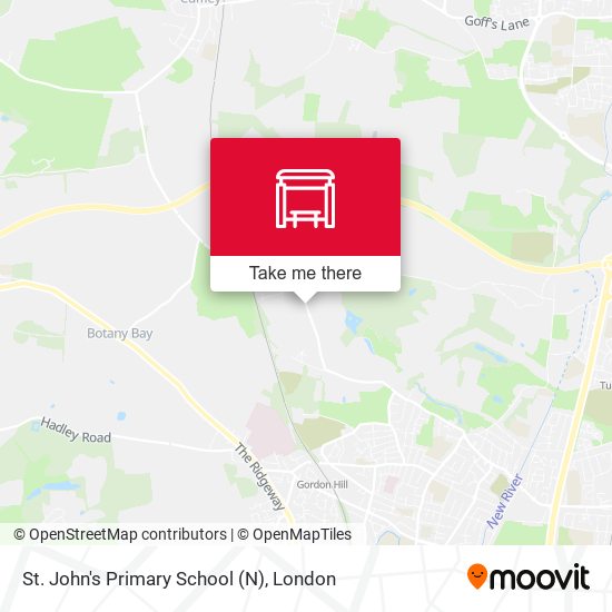 St. John's Primary School (N) map