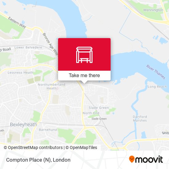 Compton Place (N) map