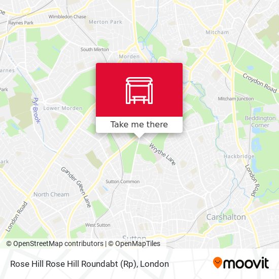 Rose Hill  Rose Hill Roundabt (Rp) map