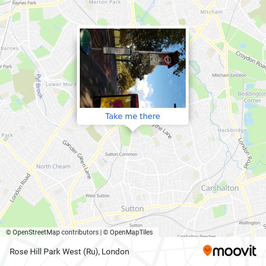 Rose Hill Park West (Ru) map