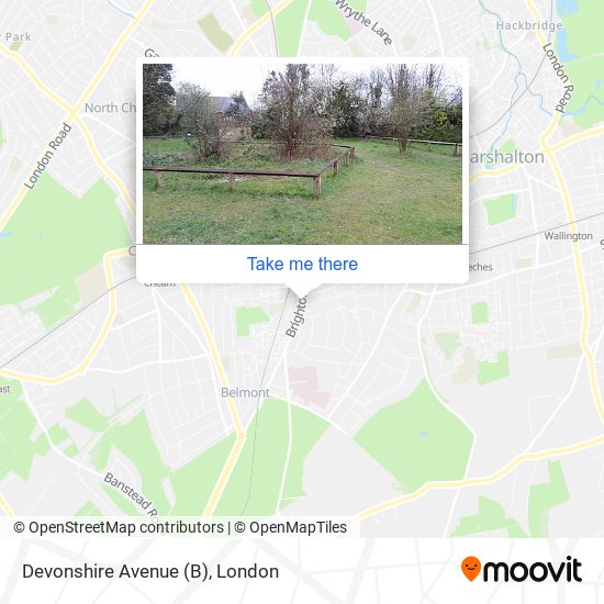 Devonshire Avenue  (B) map
