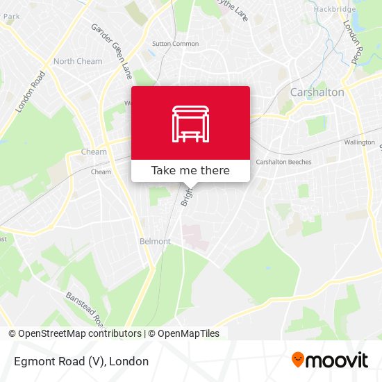 Egmont Road  (V) map