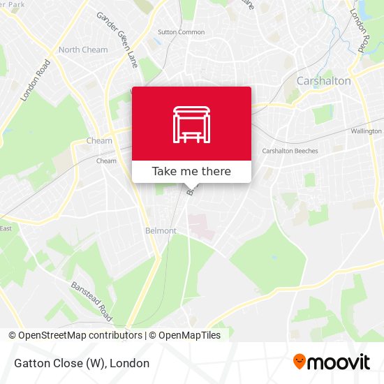 Gatton Close  (W) map