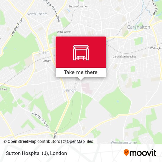 Sutton Hospital  (J) map