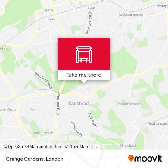 Grange Gardens map