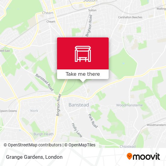Grange Gardens map