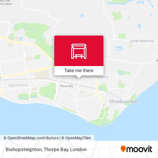 Bishopsteignton, Thorpe Bay map