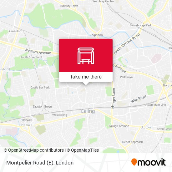Montpelier Road (E) map