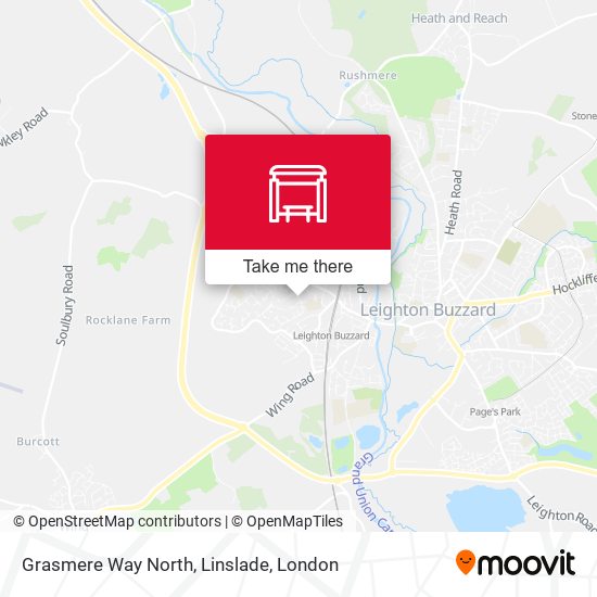 Grasmere Way North, Linslade map