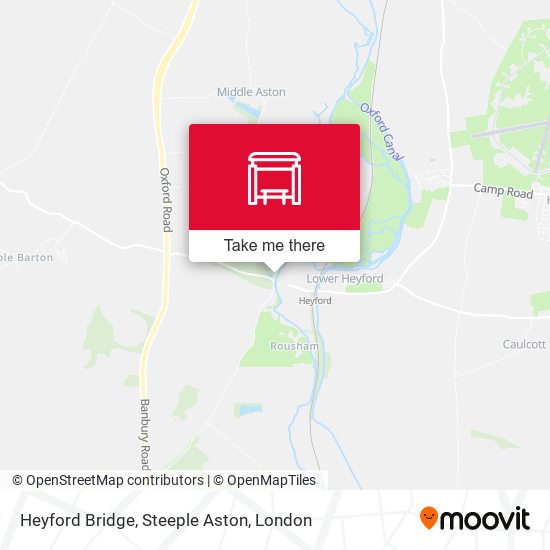 Heyford Bridge, Steeple Aston map