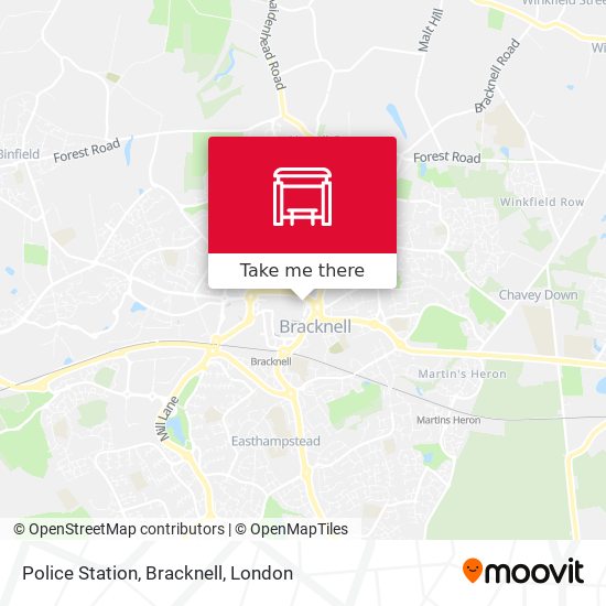 Police Station, Bracknell map