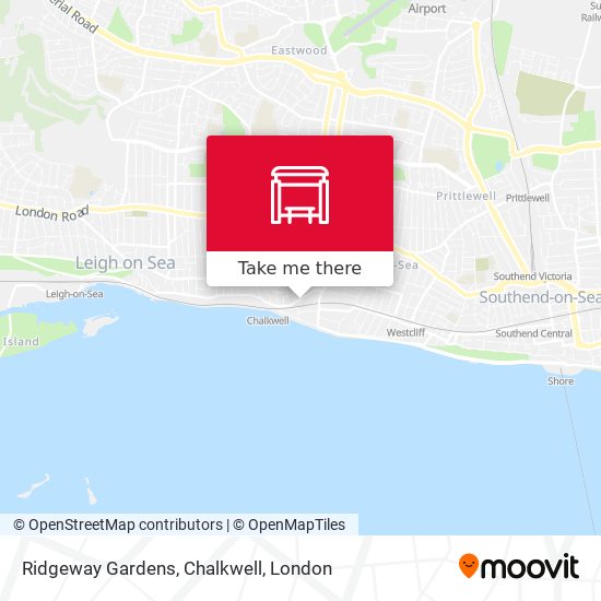 Ridgeway Gardens, Chalkwell map