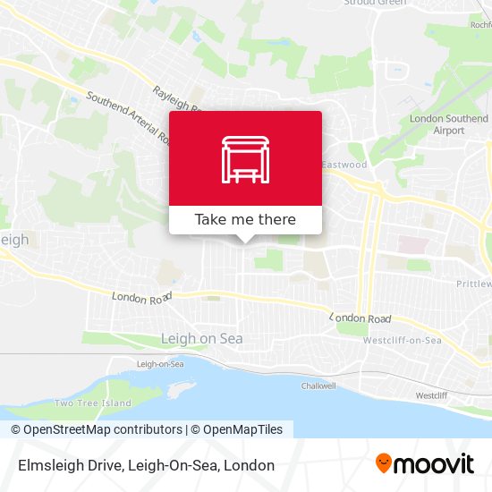 Elmsleigh Drive, Leigh-On-Sea map