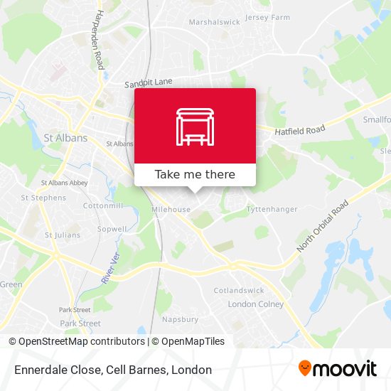 Ennerdale Close, Cell Barnes map