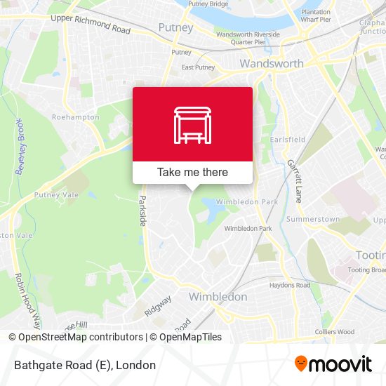 Bathgate Road (E) map
