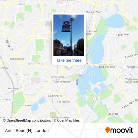 Antill Road (N) map