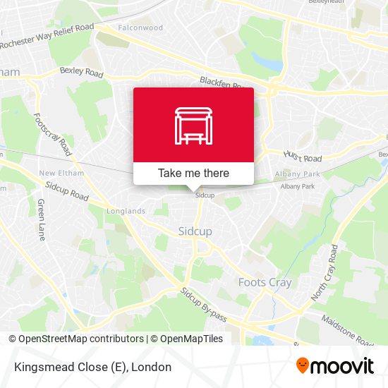 Kingsmead Close (E) map