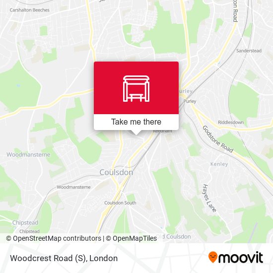 Woodcrest Road (S) map