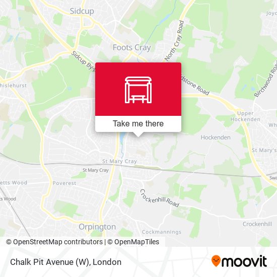 Chalk Pit Avenue (W) map