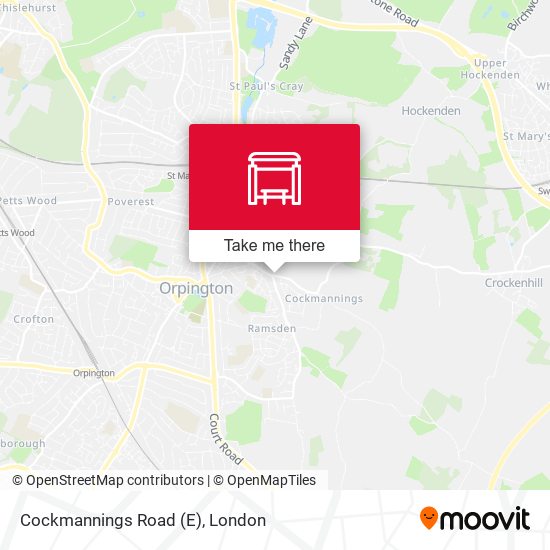 Cockmannings Road (E) map