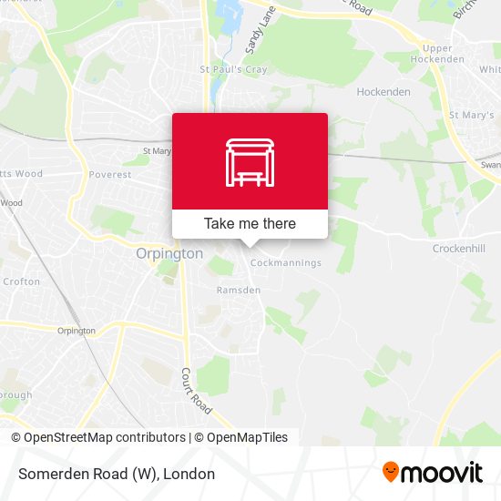 Somerden Road (W) map