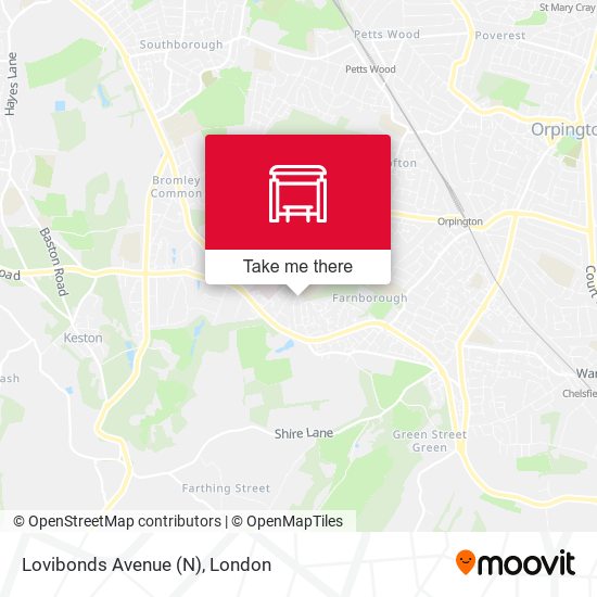 Lovibonds Avenue (N) map