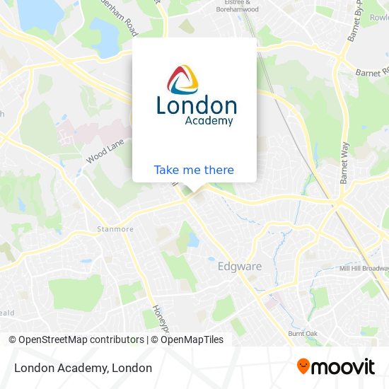 London Academy map