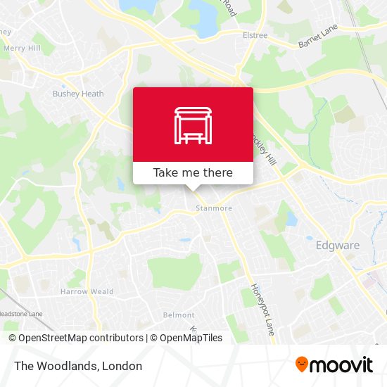 The Woodlands map