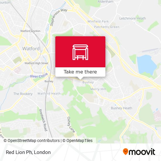 Red Lion Ph map