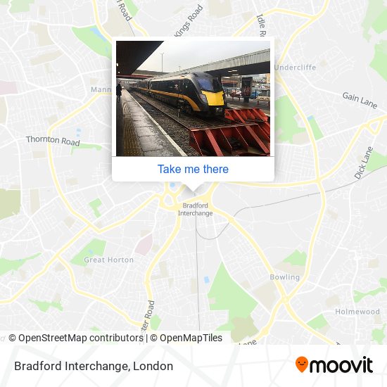 Bradford Interchange map