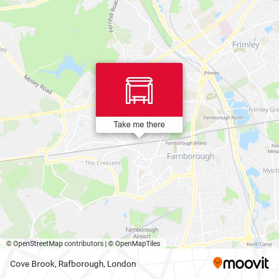 Cove Brook, Rafborough map