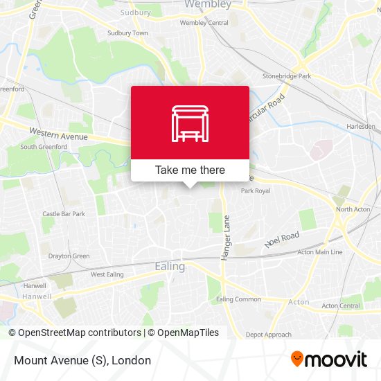 Mount Avenue (S) map
