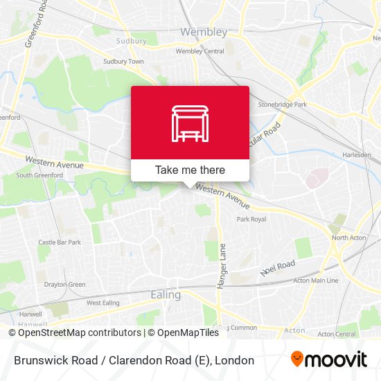 Brunswick Road / Clarendon Road (E) map