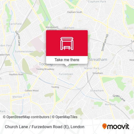 Church Lane / Furzedown Road (E) map