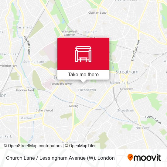 Church Lane / Lessingham Avenue (W) map