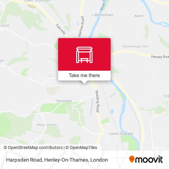Harpsden Road, Henley-On-Thames map
