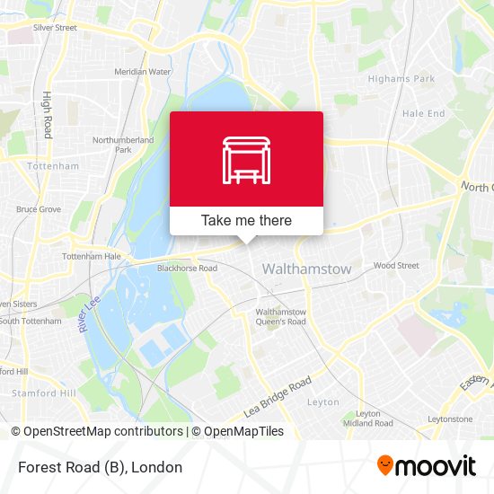 Forest Road (B) map