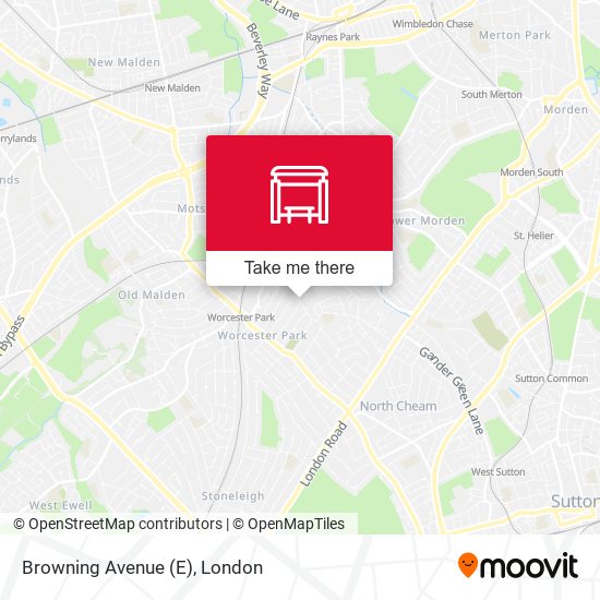 Browning Avenue (E) map